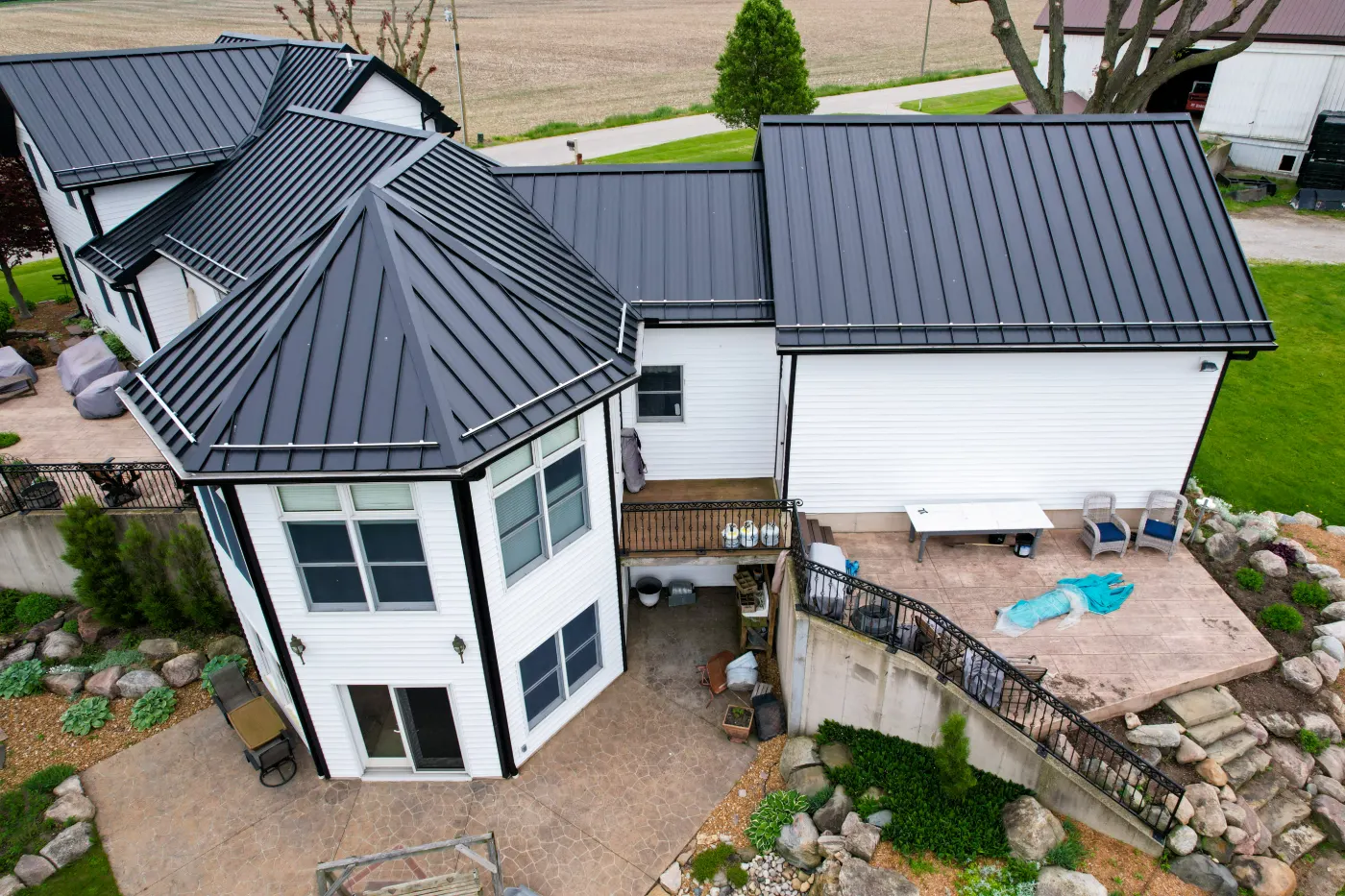 Fiber cement siding installed on a Heron Ridge home